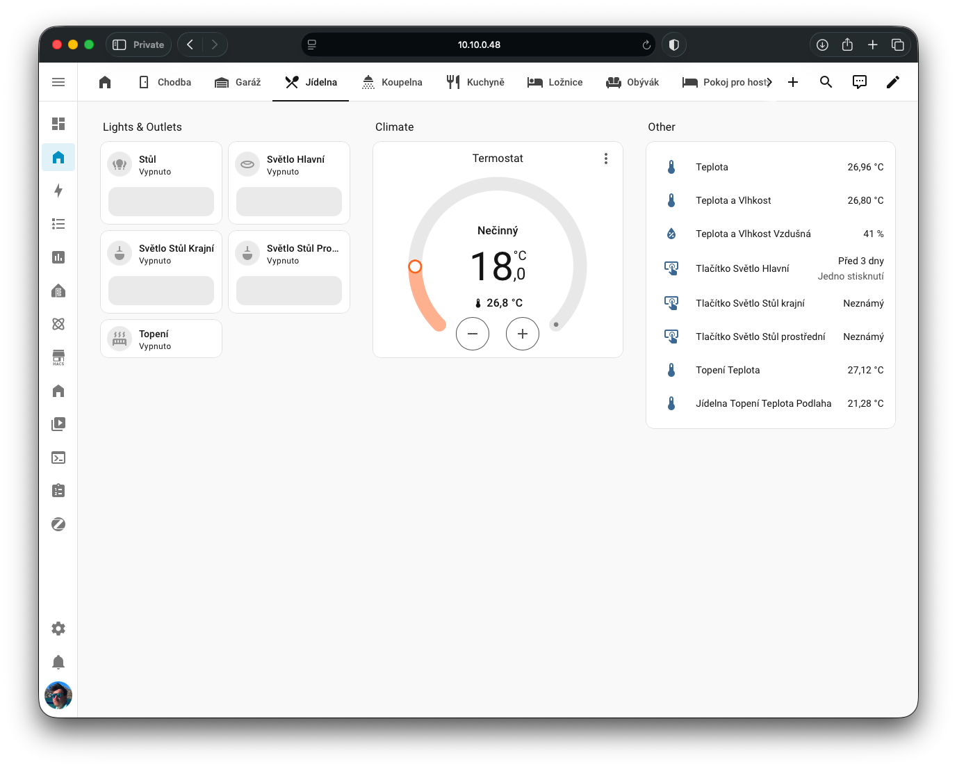 A clean Lovelacer-generated Home Assistant dashboard view